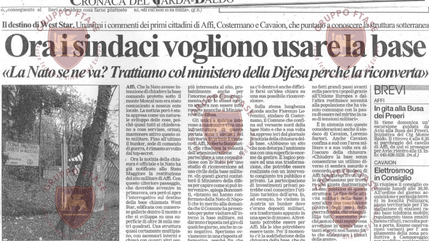 il primo articolo su West Star